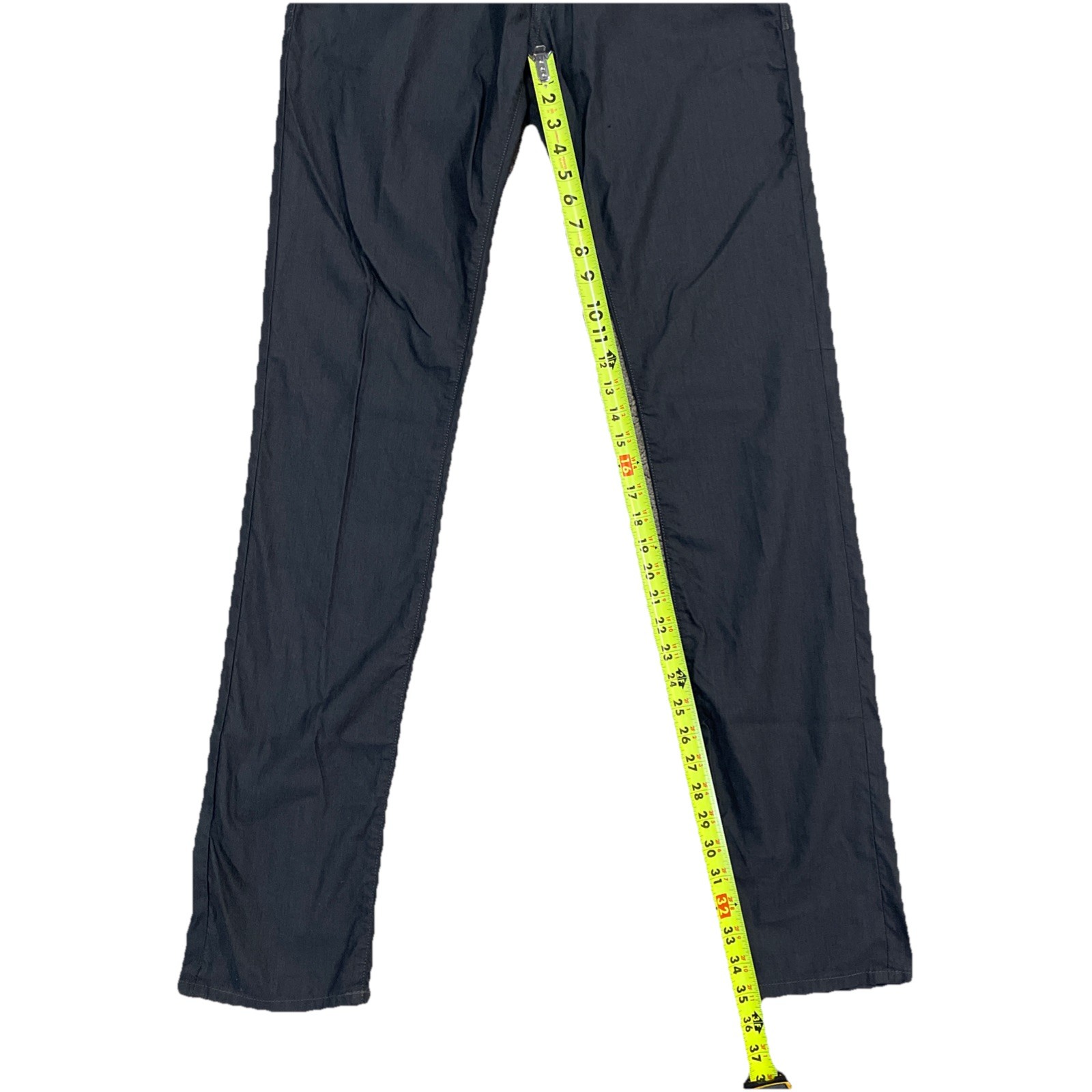 34 Heritage Pants Mens 32x36 Gray Cool 5 pocket Stretch Mid Rise Tapered