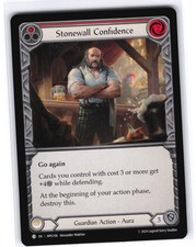 Stonewall Confidence (Red) #106  - Mastery Pack Guardian | FAB Flesh & Blood