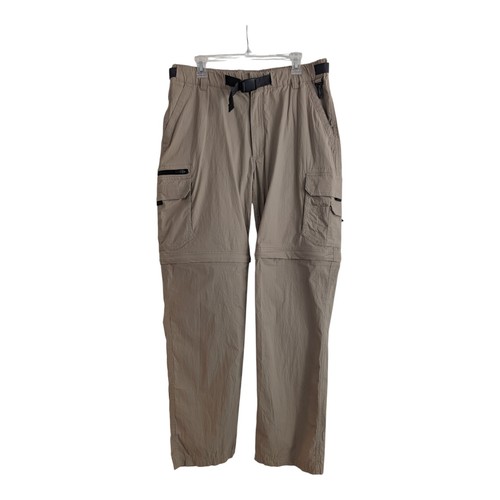 BC Clothing Convertible Hiking Cargo Pants Mens LX34 Beige Tactical Gorpcore