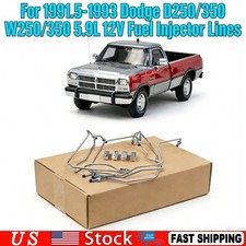 New Fuel Injector Lines Set For 1991.5-1993 Dodge 5.9l Cummins 6bt Bosch Ve Pump