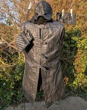 Costume da carnefice medievale vintage rievocazione fatto a mano pelle cosplay