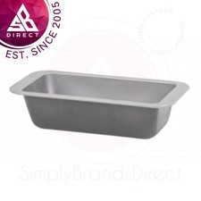 Baker & Salt 0.6mm Non-Stick 1lb Loaf│Oven,Freezer & Dishwasher Safe│Silver/Grey