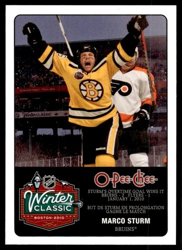 2010-11 O-Pee-Chee Winter Classic Marco Sturm Boston Bruins #WC-10
