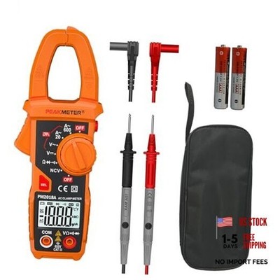 Digital Clamp Meter Auto-Ranging Multimeter Amp Voltage Tester Measure AC