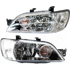 Headlight Driver And Passenger Side Fits 2002-2003 Mitsubishi Lancer