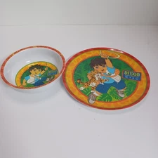  Zak Designs Kids Plate & Bowl Diego Animal Rescuer Melanmine Nickelodeon