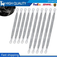 10pcs Car Truck Firewall Engine Body Engine Ground Strap Tinned Copper Cable Kit 10pcs Car Truck Firewall Engine Body Engine Ground Strap Tinned Copper Cable Kit