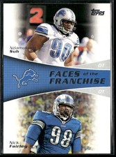 2011 Topps #FF-SF Ndamukong Suh / Nick Fairley Faces of the Franchise