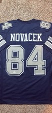 Jay Novacek Signed Dallas Cowboys #84 Navy Jersey JSA Authenticated Auto
