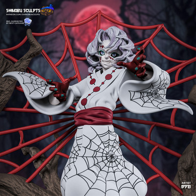Rui | Kimetsu no Yaiba | UNPAINTED | 1/7 Scale Resin Kit