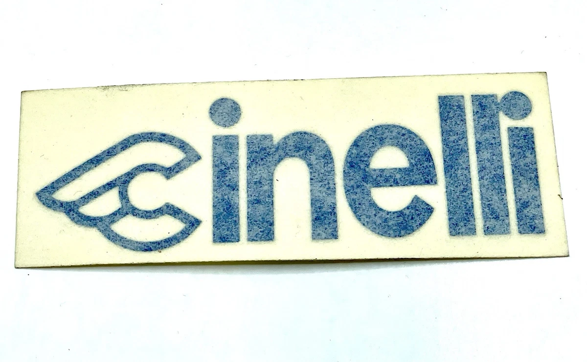 CINELLI BIKE HEAD BADGE DECAL STICKER 3M ALUMINIUM REPLICA