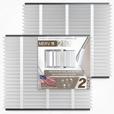2-Pack Filter Replacement for AprilAire 210 Whole House Air Purifiers - MERV ...