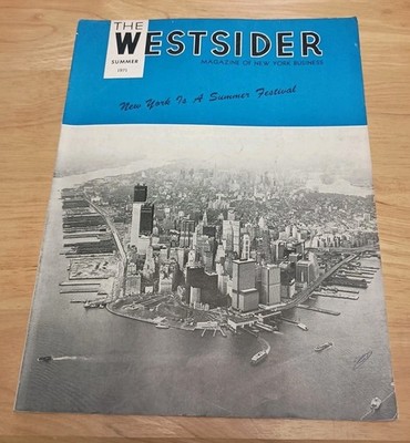 1971 The Westsider Magazine World Trade Center WTC Massive Project Twin Towers 