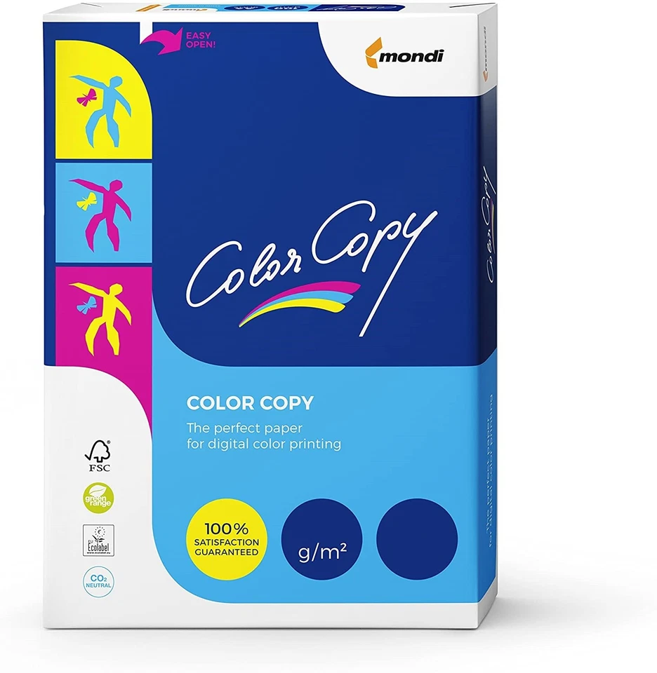 Mondi Color Copy 90/100/120/160/200/250g A4 Kopierpapier Druckerpapier FOLIERT