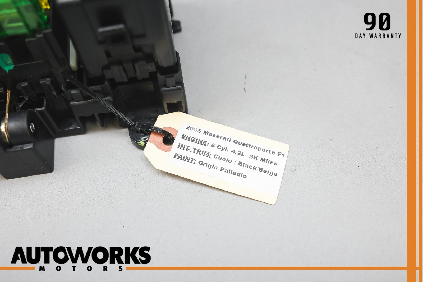 04-08 Maserati Quattroporte M139 Rear Trunk Lid Fuse Relay Junction Box OEM