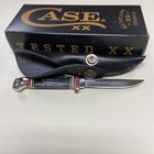 CASE XX #17916  BUFFALO HORN HUNTER/WITH LEATHER SHEATH SS