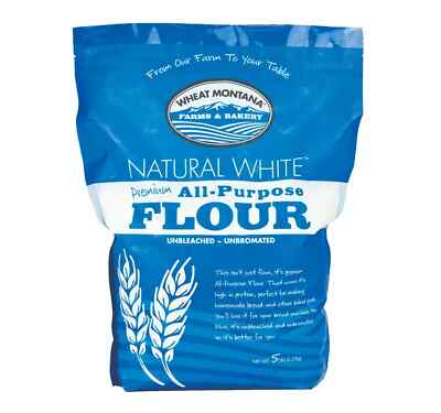 Wheat Montana Natural White Flour 2-5lb Bags (10 lb)