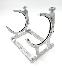 Polished Billet Aluminum 7 Nitrous Oxide Nos Single Bottle Bracket Holder