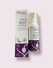 Tamalys - Soin de Nuit Régénérant - Gamme De Soins Bio Vegan 🌱30ml