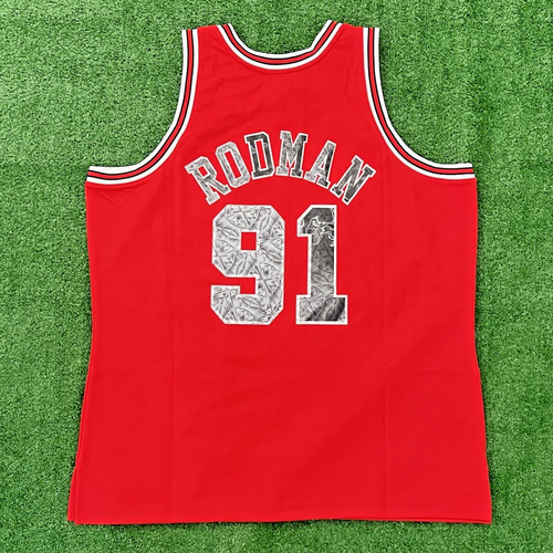 Dennis Rodman Chicago Bulls 75th Anniv. Mitchell Ness Swingman Jersey 2XL ($200) - Picture 2 of 8