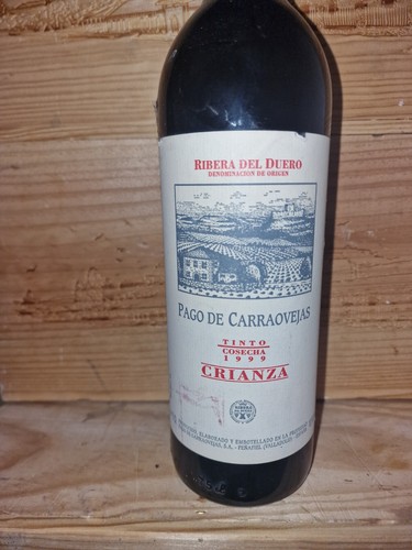 1999 PAGO DE CARRAOVEJAS crianza Muy difícil de encontrar Ribera Del Duero. Vino - Imagen 2 de 8