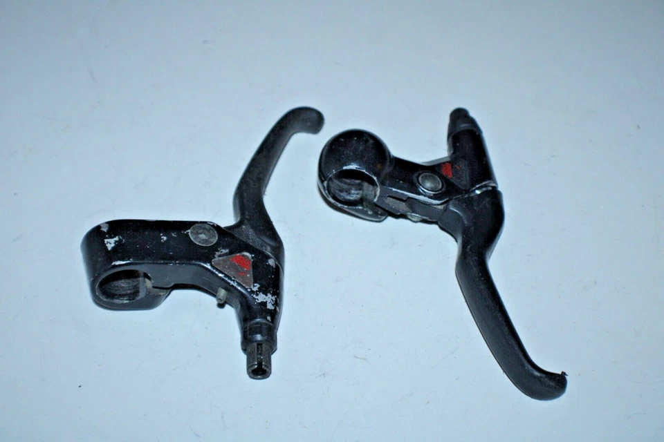 Комплект черных тормозных рычагов DiaCompe XCM ShortStop 22,2 мм для горного велосипеда гибридный трейл грузоотправитель США - Изображение 2 из 4