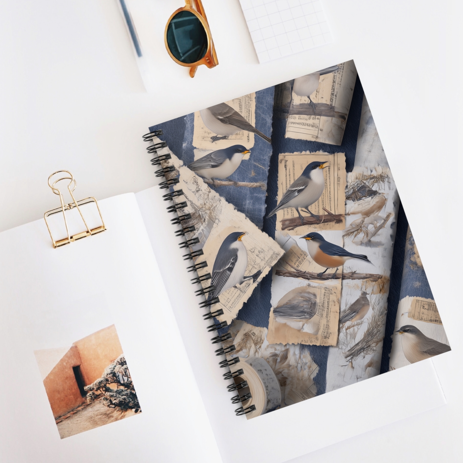 Elegant Bird-Themed Spiral Notebook - Perfect for Nature Lovers, School, [...]