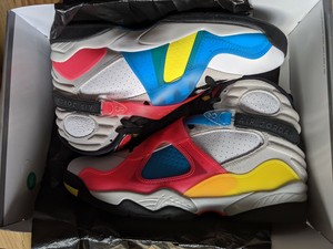 jordan retro 8 multicolor