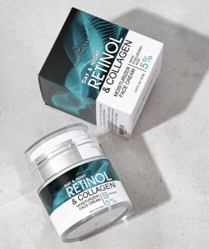 Remedial crema viso giorno e notte retinolo e collagene con acido ialuronico 1,85 fl oz - Foto 5 di 5