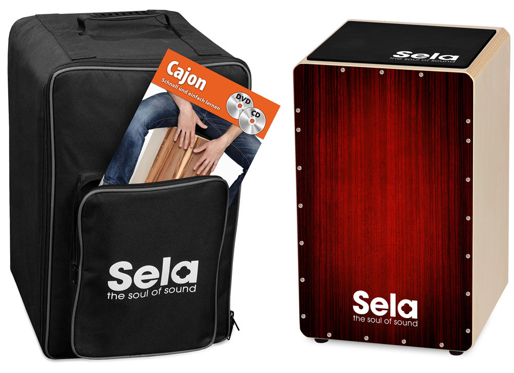 カホン Sela Varios Red SELA SE 060 Varios Red Cajon Bundle | eBay