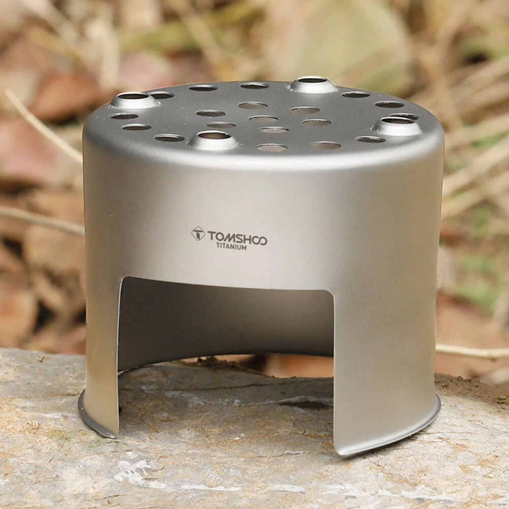 Ultra-lightweight Titanium Wood Camping Stove Burner For Outdoor Hiking  Picnic | eBay