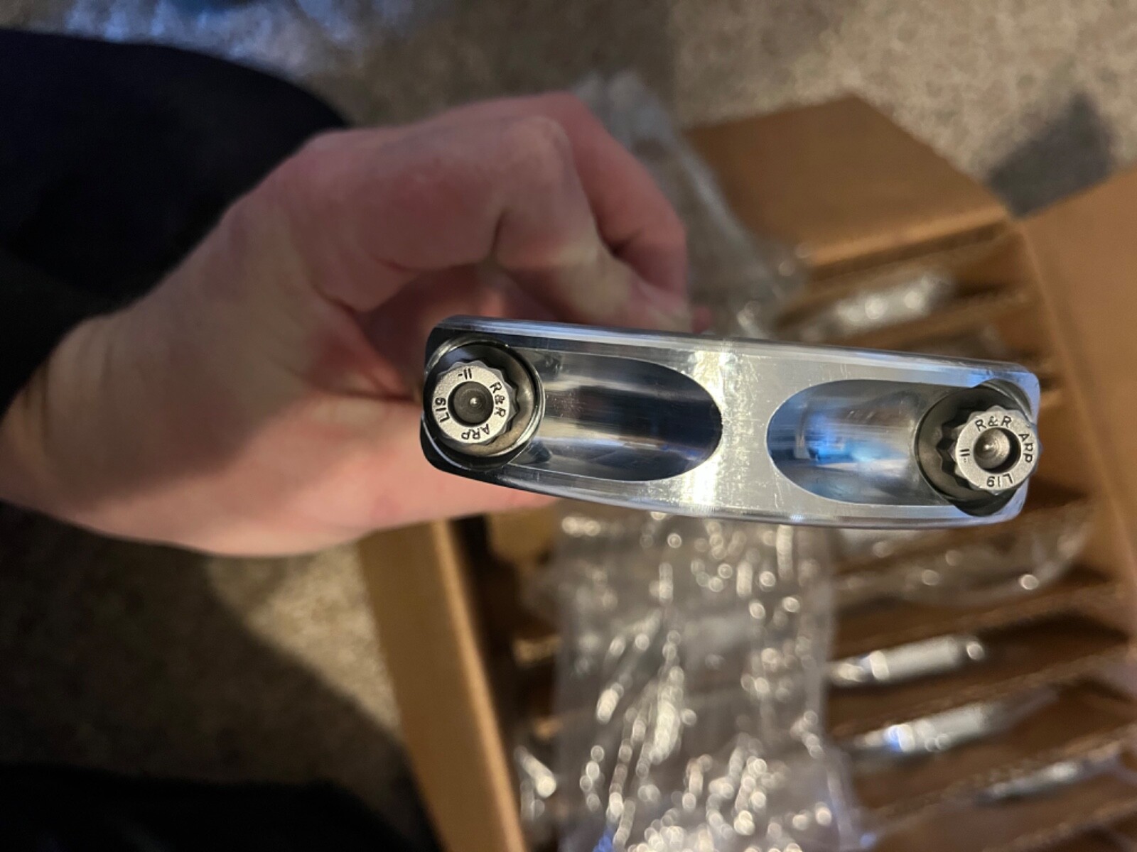 R&R connecting rods billet aluminum for SBC eBay