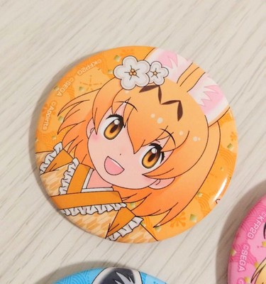 Kemono Friends 3 Original Button Badge Collection Japanesever. Set Of 2 Japan