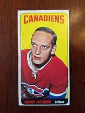1964-65 Topps TALL BOY Card # 53 JACQUES LAPERRIERE EX+