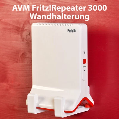 JT-MEDIA Repeater Wandhalterung AVM FRITZ!Repeater 3000 - 2 Wandhaken - TOP