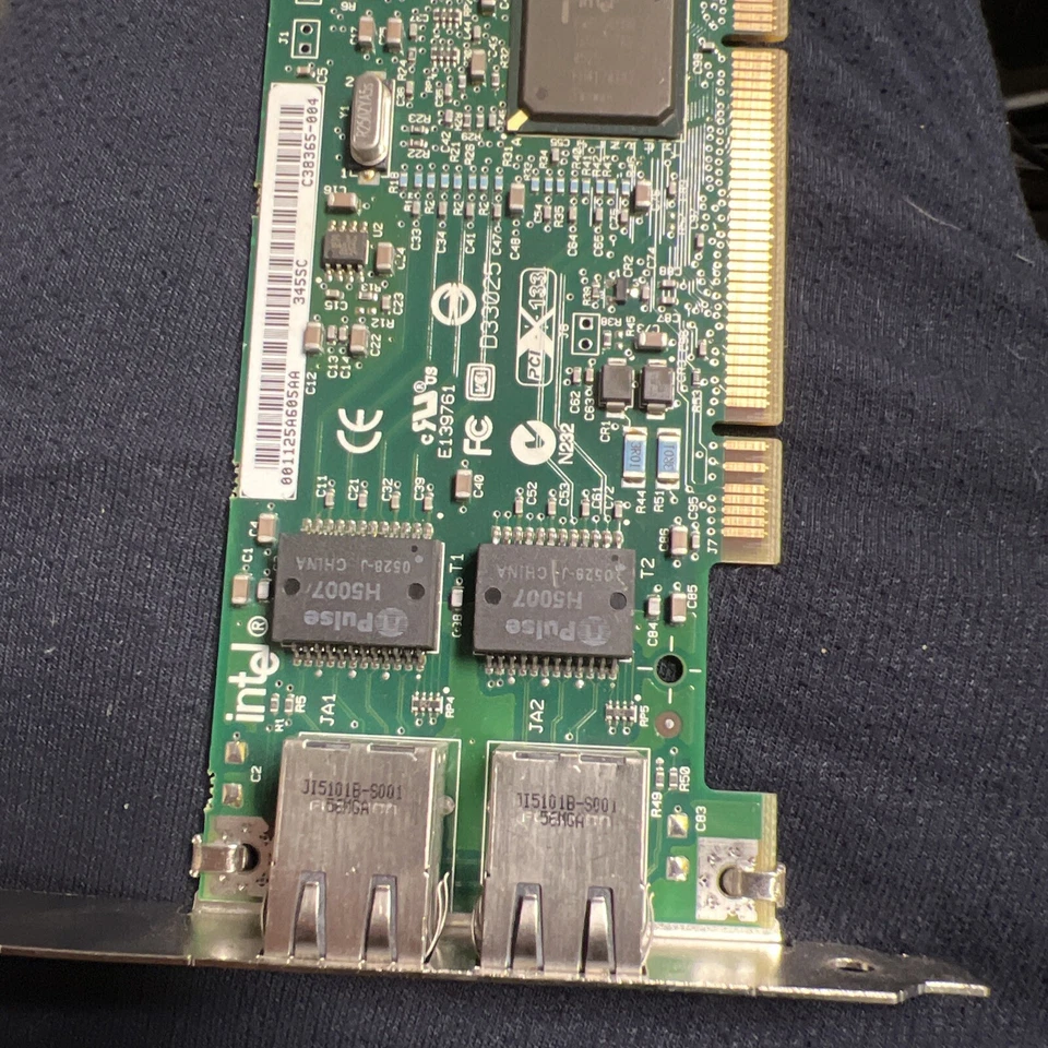 Adaptador servidor doble puerto Intel pci 133 d33025 Foto 3 de 4