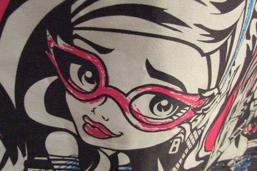 Monster High Gothic Black & Pink Drapes Room Darkening Rod Pocket 1 Pair 64"x40" - Picture 12 of 22