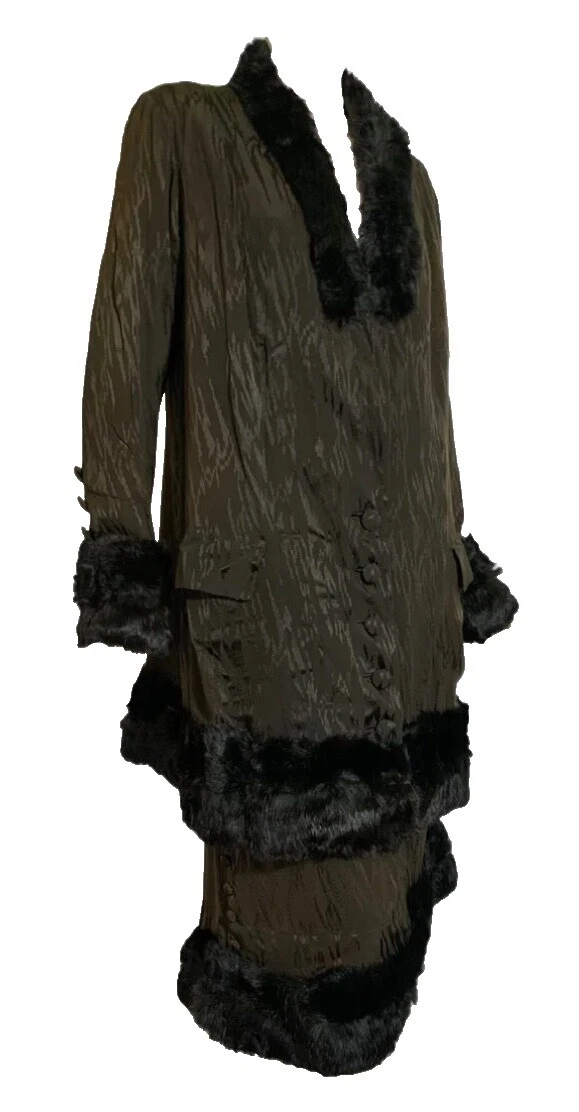 Fur Vintage Dresses for Women