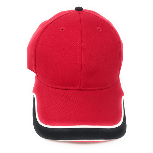 Racing Brushed Cotton Sandwich Baseball Hats Caps 6 Panel Low Crown Two Tone - Picture 26 of 31
