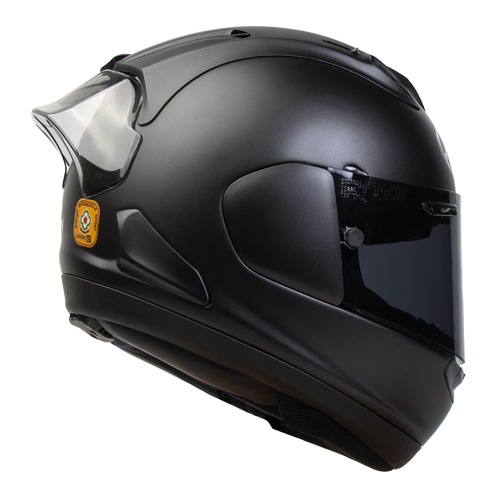 2024-2025 S 55-56 FROST MATT BLACK ARAI RX7-V EVO #BSB #WSBK CRASH