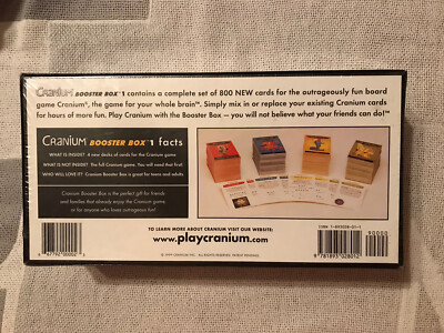 Cranium Booster Box 1 With 800 Game Cards Recharge New & Sealed