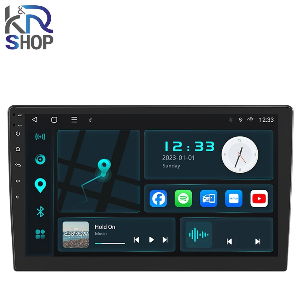 Eonon Q03PRO Autoradio GPS Navi 10.1 Inch Android 10 Universal 2 DIN - Bild 2 von 4
