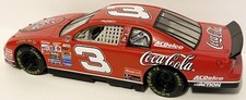 NASCAR Dale Earnhardt 3 Coca Cola 1998 Chevrolet Diecast Racing Car