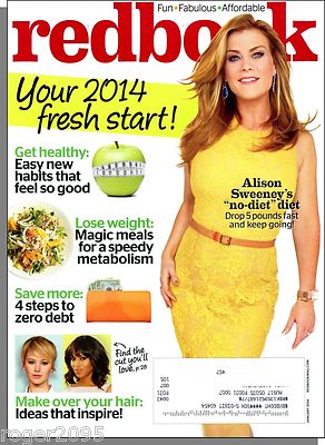 Redbook - 2014, January - Alison Sweeney's 'No-Diet' Diet, Get Healthy Habits