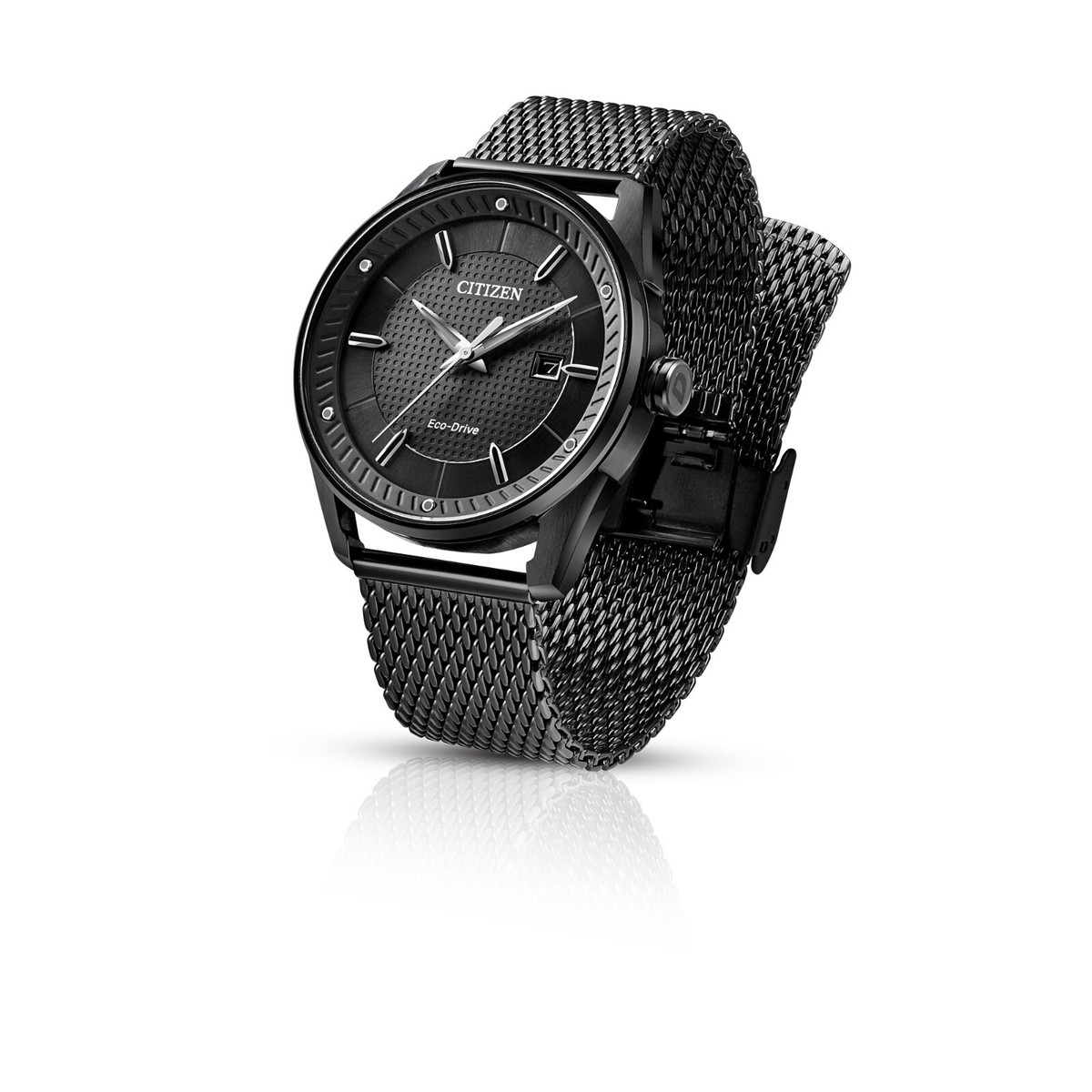 Citizen Men's Sport Casual Calendar Eco-Drive Black Watch 42 MM