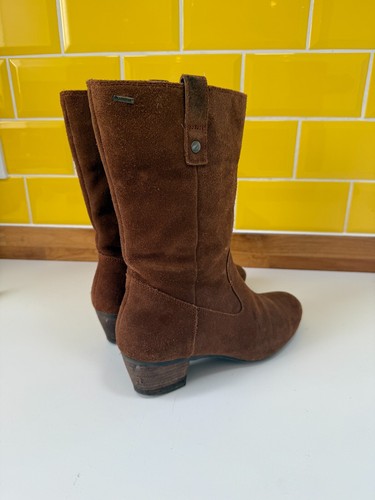 Clarks Gortex Botas de Vaquera Gamuza de Becerro Reino Unido 7.5 EU 41.5 Vaquero Festival Zapatos - Imagen 9 de 16