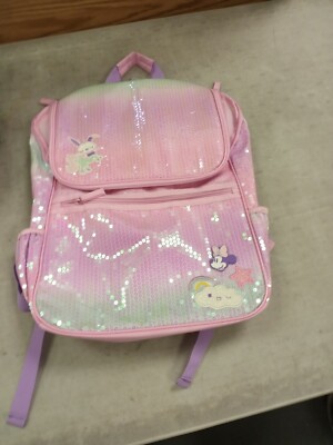 disney pink glitter backpack