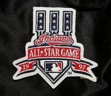 1997 ALL STAR GAME  MLB BASEBALL PATCH CLEVELAND INDIANS - JACOBS FIELD