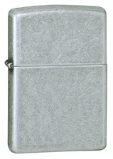 Zippo Windproof Antique Silver Plate Lighter, # 121FB, New In Box