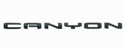 1PC Matte Black Rear Tailgate Canyon Letter Emblem Fit 2023+ Canyon DENALI